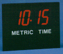 Digital Metric Clocks